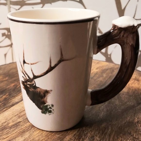 Vintage BIG SKY 2000 Pine & Elk Mugs - Picture 7 of 16